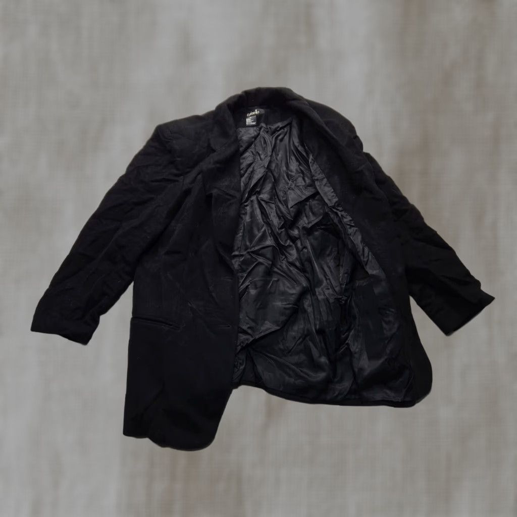 Vintage VINTAGE Rafaella Blazer Jacket Women's Black Wool Coat Size 12 Size XL / US 12-14 / IT 48-50 - 1 Thumbnail