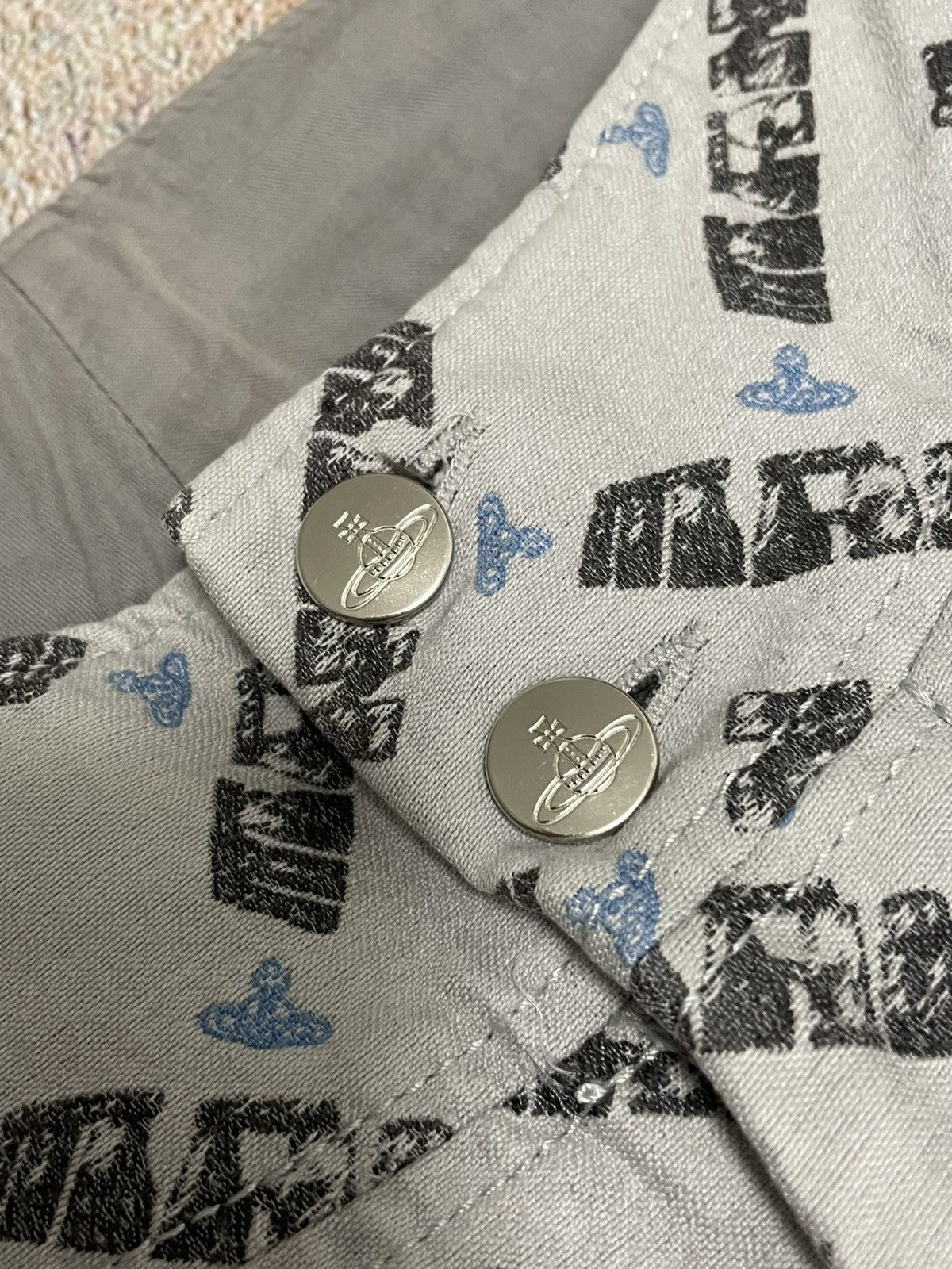 Vivienne Westwood Vivienne Westwood F/W 2000 Runway Monogram Pants Size US 32 / EU 48 - 5 Thumbnail