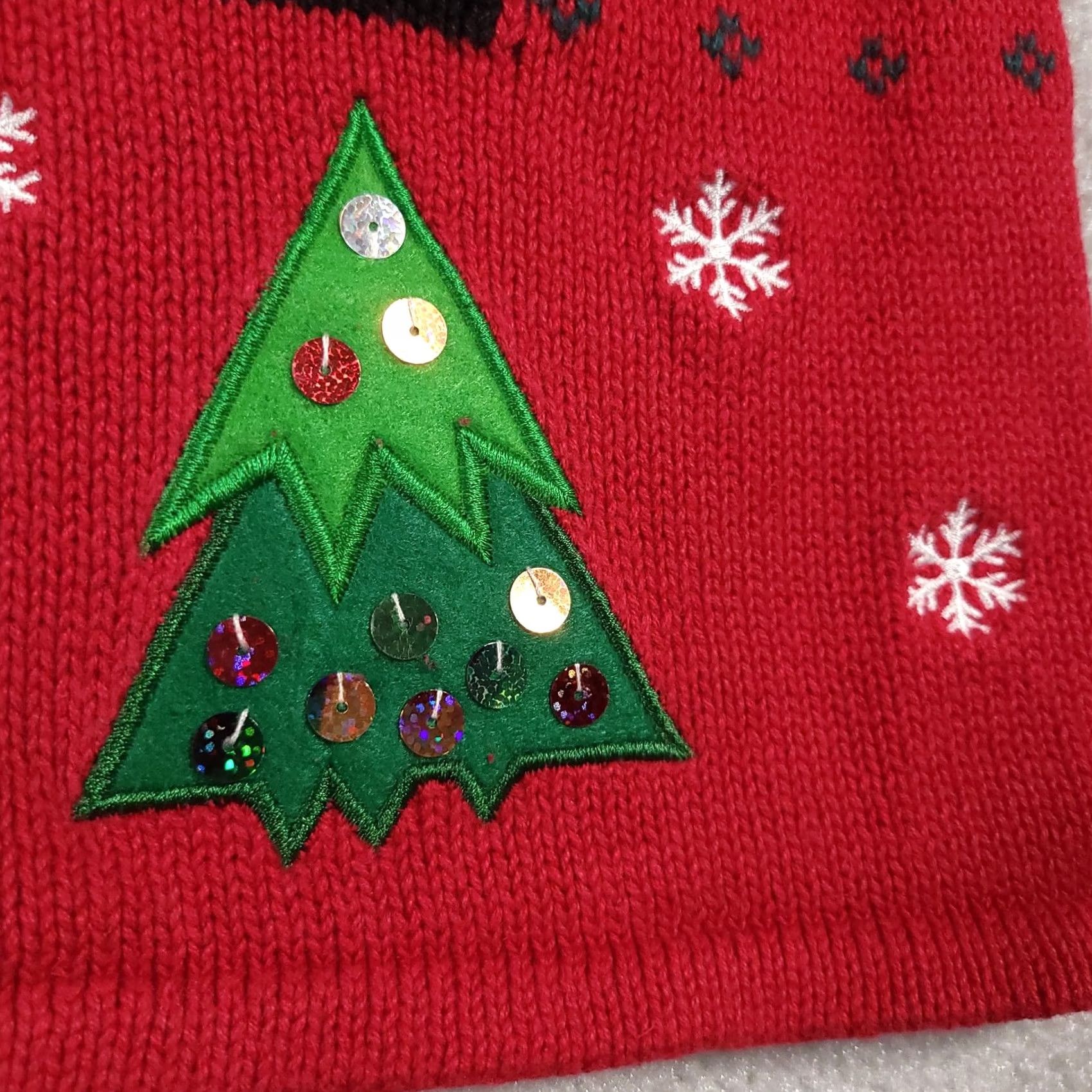 Vintage VINTAGE Holiday Editions Sweater Vest Womens Medium Red Christmas Reindeer Snowman Tree Ugly Size M / US 6-8 / IT 42-44 - 7 Thumbnail