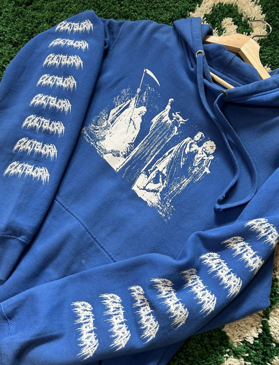 Other Cultgloria Grim Reaper & Satan Hoodie Size Medium Preowned Size US M / EU 48-50 / 2 - 2 Thumbnail
