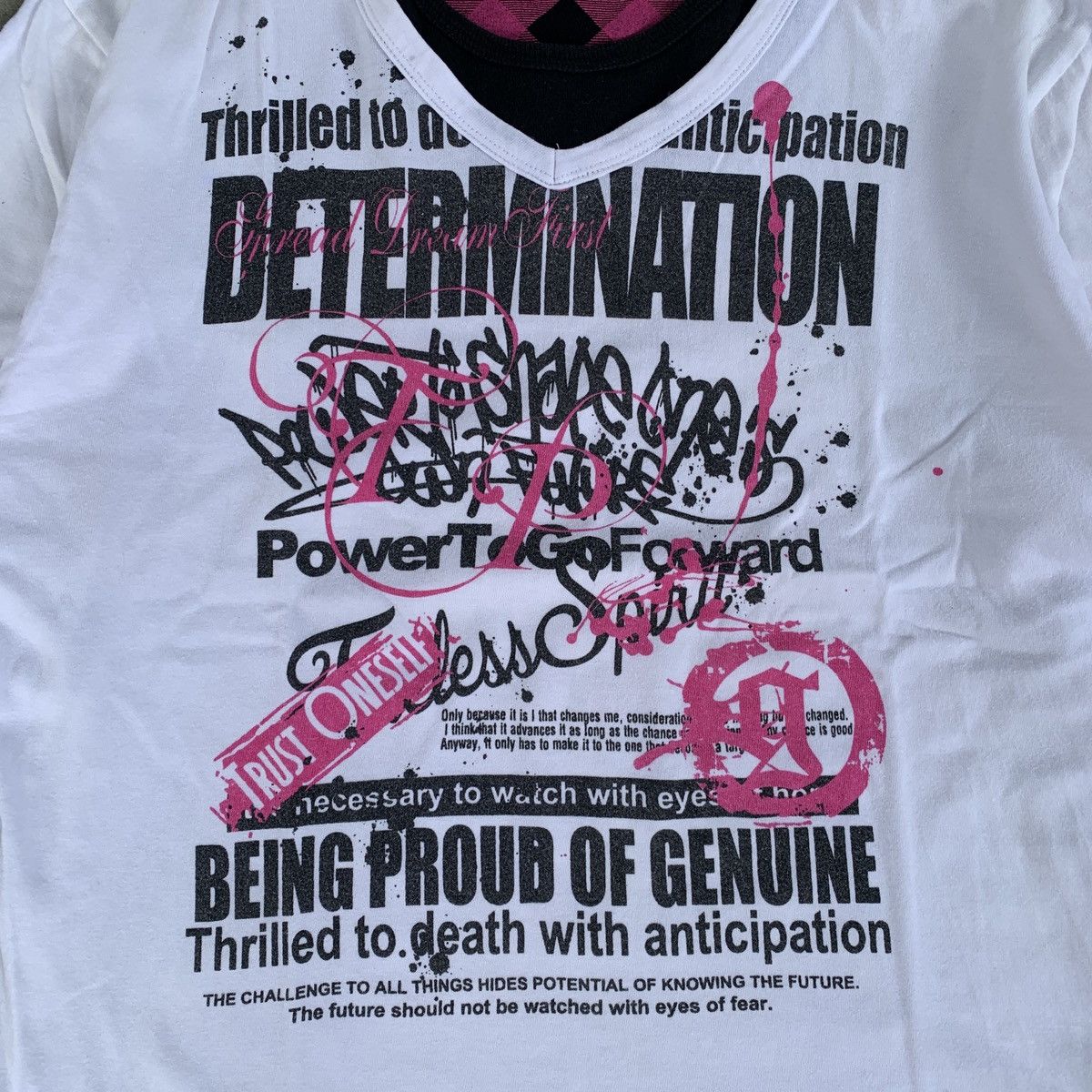20471120 Beaumont Carr Poem Double Layerd Ifsix LGB Style Tshirt Size US L / EU 52-54 / 3 - 4 Thumbnail