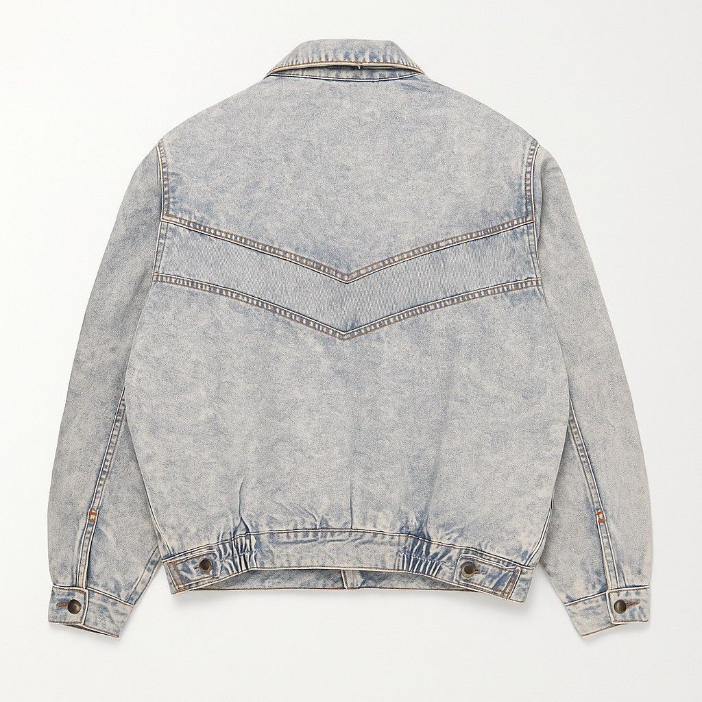 Vintage Vintage 90s Horizon Outer Wear Acid Wash Denim Jacket Size US M / EU 48-50 / 2 - 2 Thumbnail