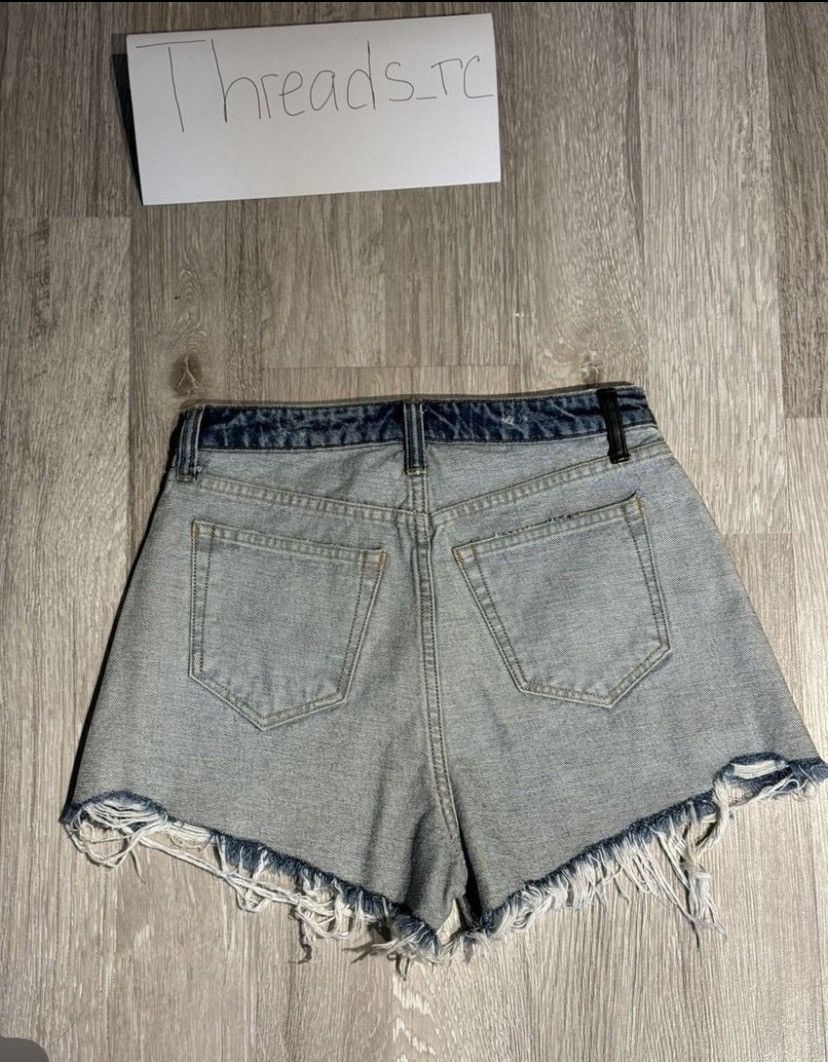 Alexander Wang Alexander Wang Denim Two Tone Shorts Size 25" / US 0 / IT 36 - 4 Thumbnail