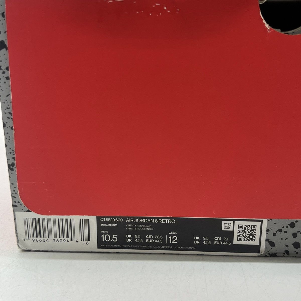 Jordan Brand Air Jordan 6 toro bravo Size US 10.5 / EU 43-44 - 7 Thumbnail