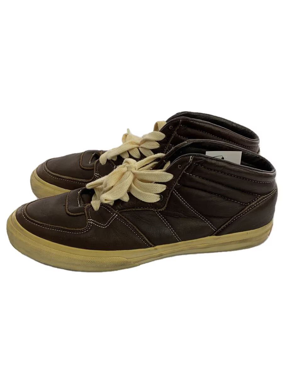 Visvim High Cut Leather Shoes in Brown, Men's (Size 9.5)