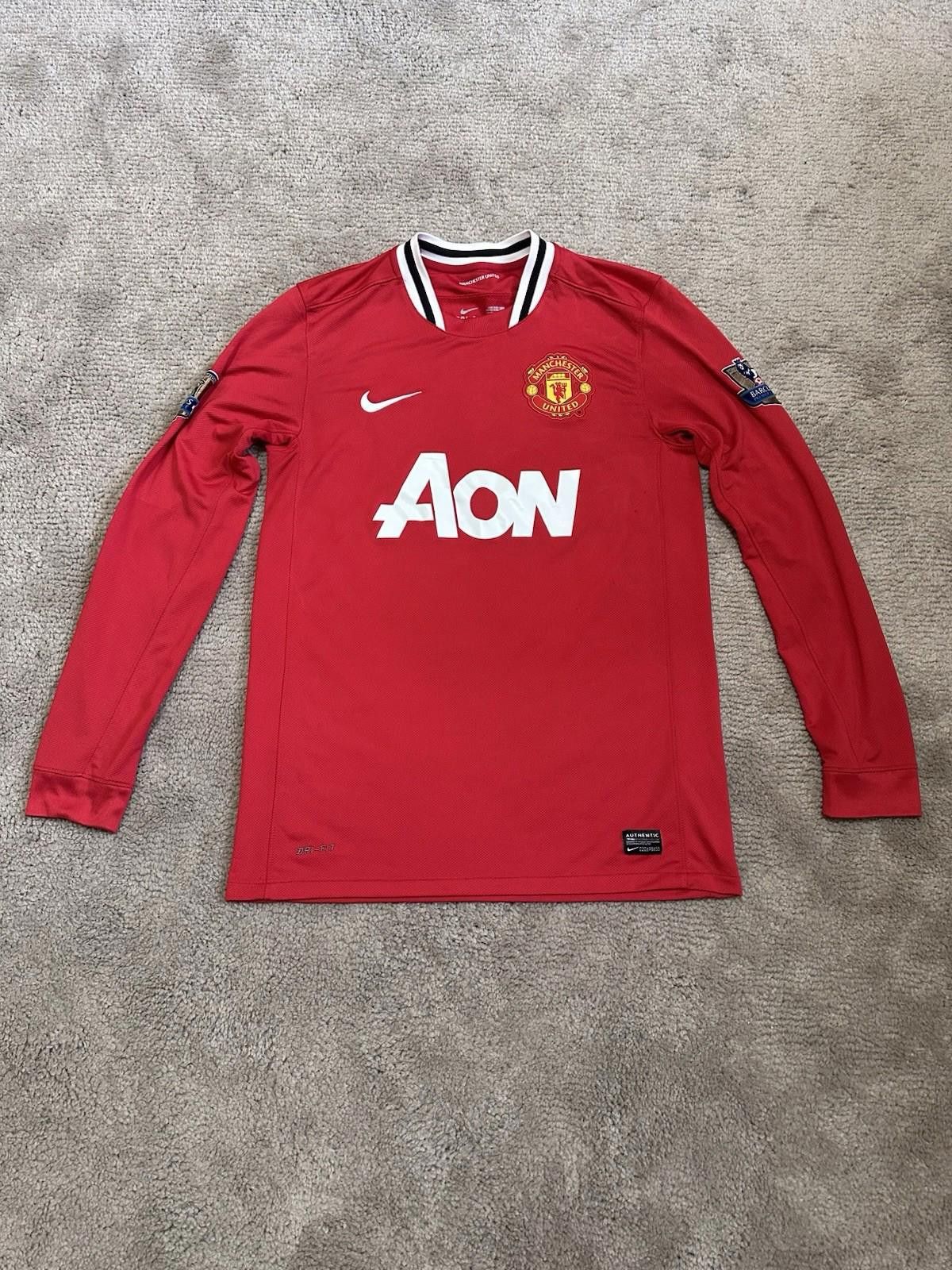 Nike Nike Manchester United Home 2011-2012 Long Sleeve Jersey M Size US M / EU 48-50 / 2 - 1 Thumbnail