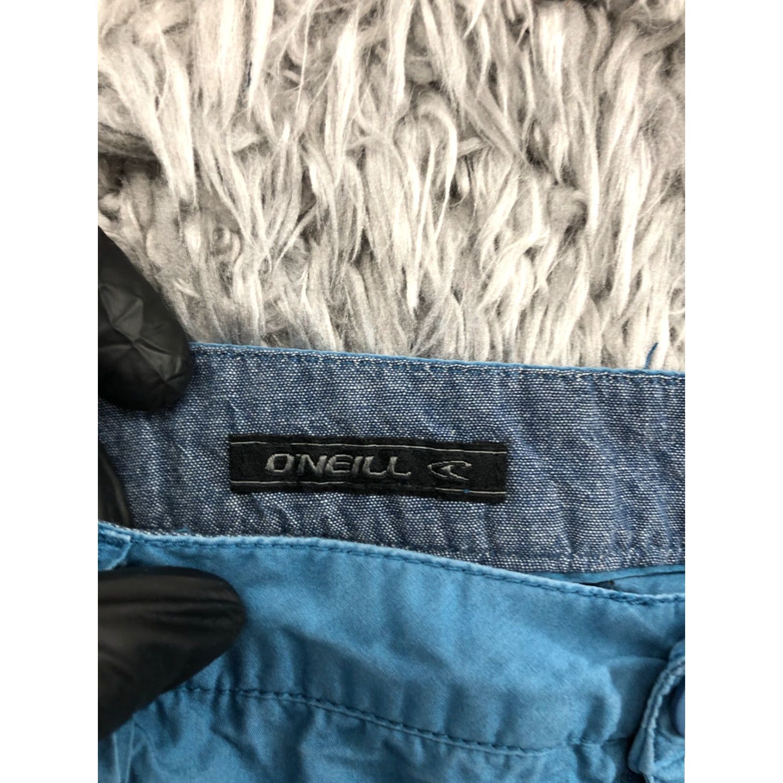 O'Neill O'Neill Mens Shorts 36 Mid Wash Blue Chino 5-Pocket Regular Rise Flat Front Belt Loops Cotton Blend Casual Size US 36 / EU 52 - 7 Thumbnail
