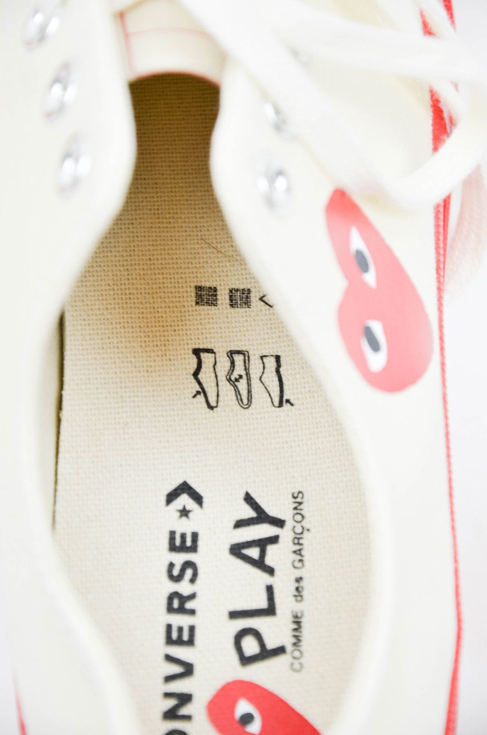Comme des Garcons × Vans CDG Play Converse Chuck Taylor Low Red Sole Sneakers US 10 Size US 10 / EU 43 - 15 Thumbnail