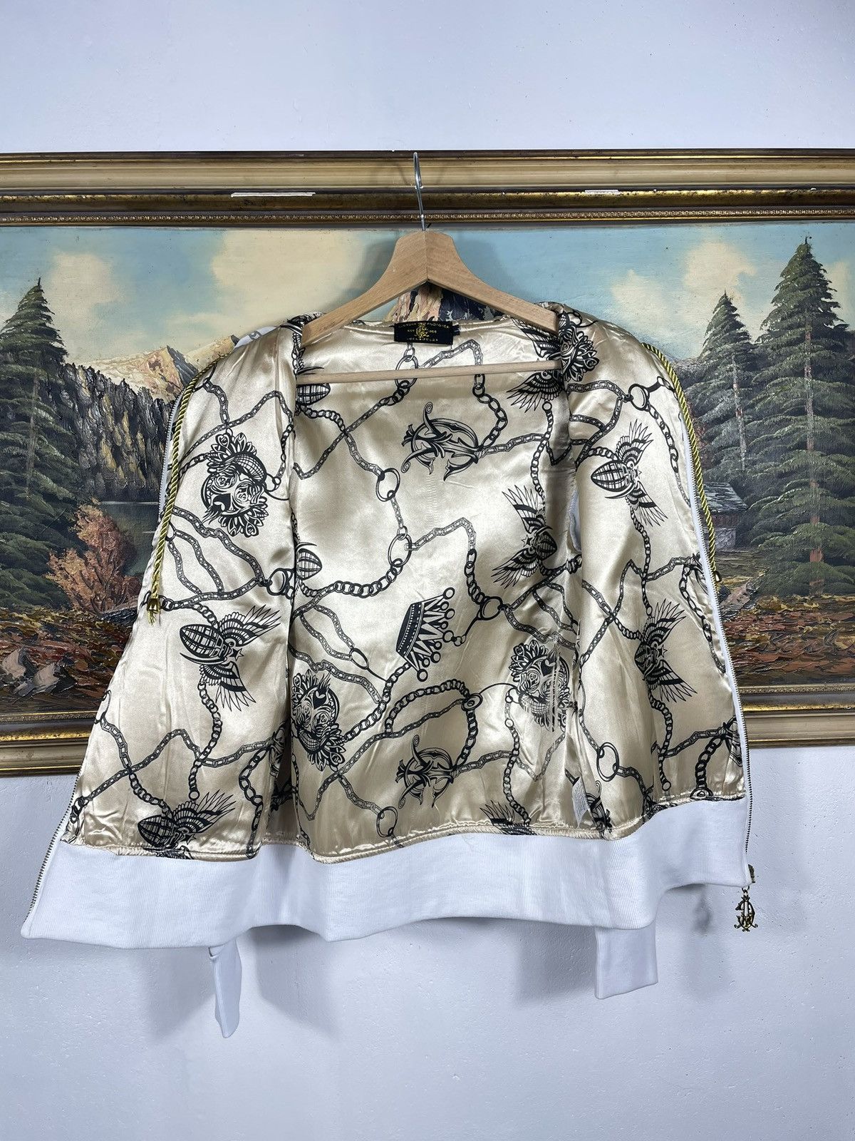 Christian Audigier × Ed Hardy × Vintage Christian Audigier Retro 00s Hoodie With Crystals Affliction Size US XS / EU 42 / 0 - 12 Thumbnail