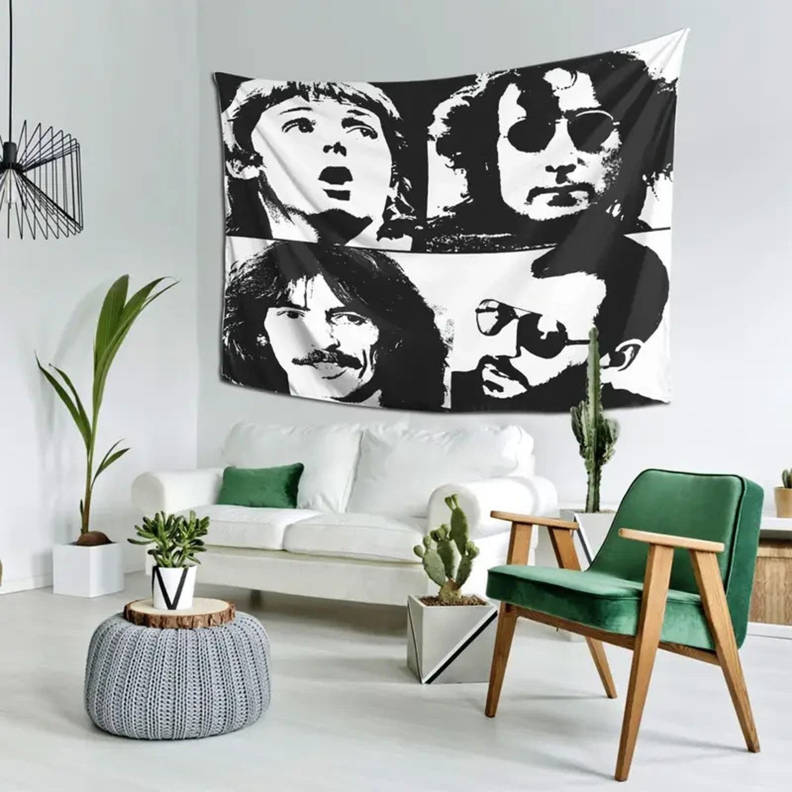 Other THE BEATLES JOHN PAUL GEORGE RINGO FAB HANGING WALL TAPESTRY Size 32 - 2 Thumbnail
