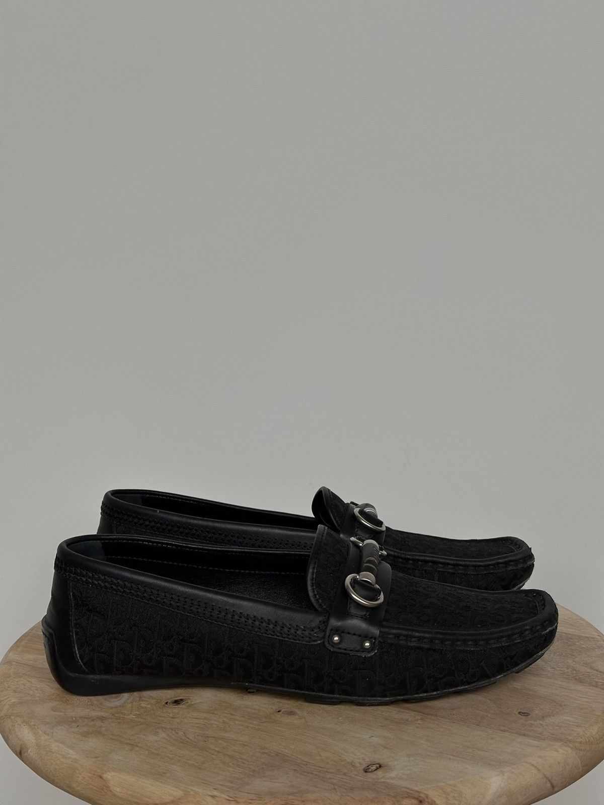 Designer Dior monogram slip on mocassins Size US 7 / IT 37 - 4 Thumbnail