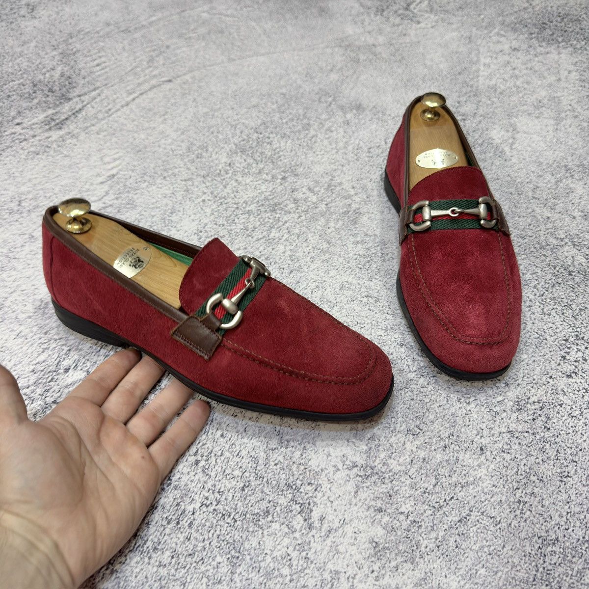 Other Trotters Horsebit Suede Lofers US9 UK8 EU42 27cm Size US 9 / EU 42 - 3 Thumbnail