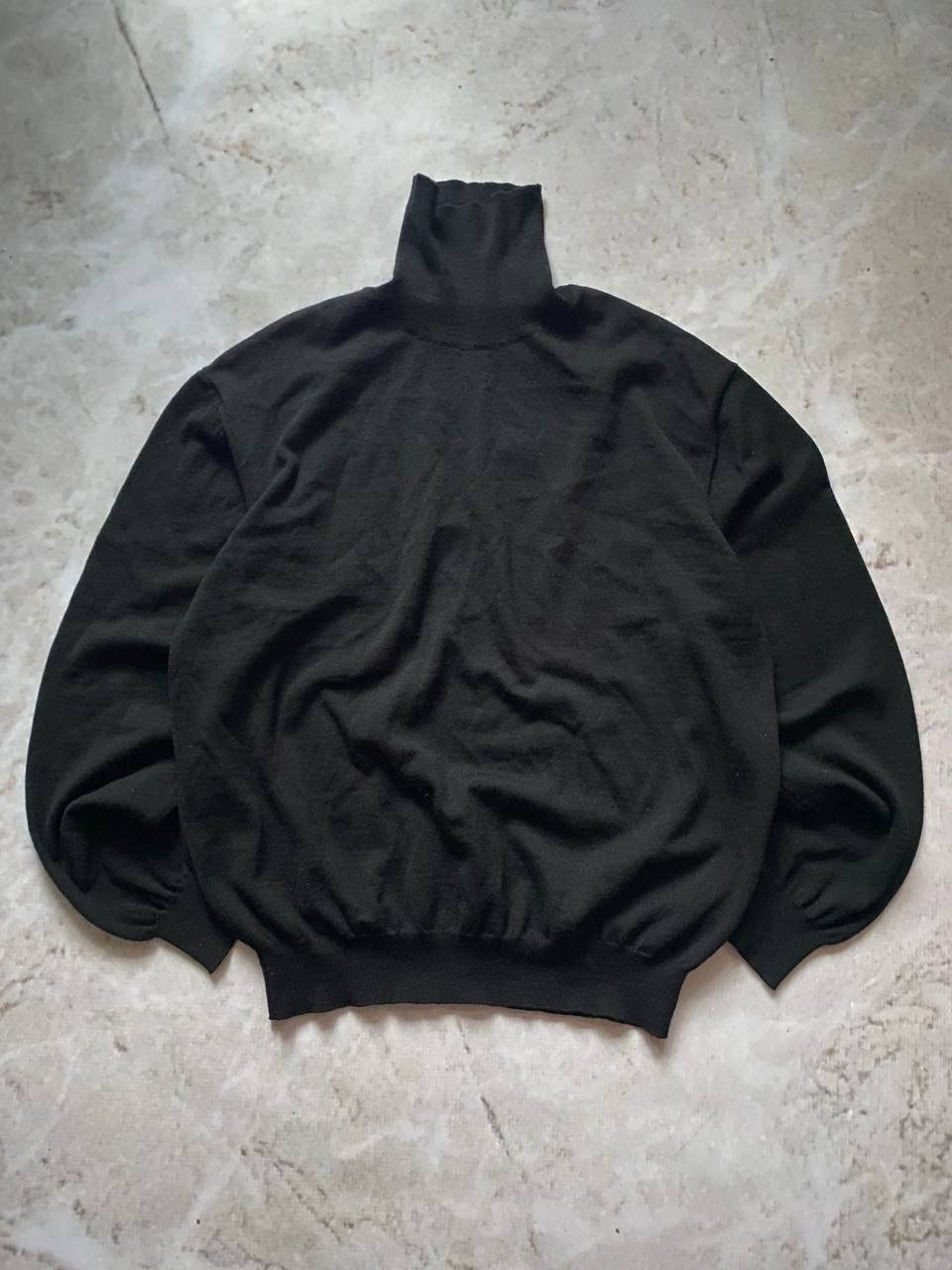 Hugo Boss × Vintage Vintage Hugo Boss Luxury Knit Wool Turtleneck Sweater Size US M / EU 48-50 / 2 - 1 Thumbnail