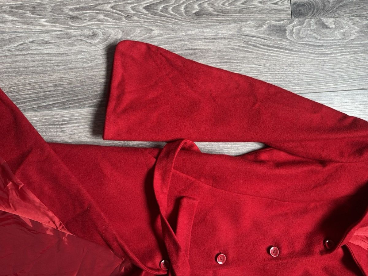 Katharine Hamnett London Vintage Katharine Hamnett London red wool belted coat 46 Size L / US 10 / IT 46 - 7 Thumbnail