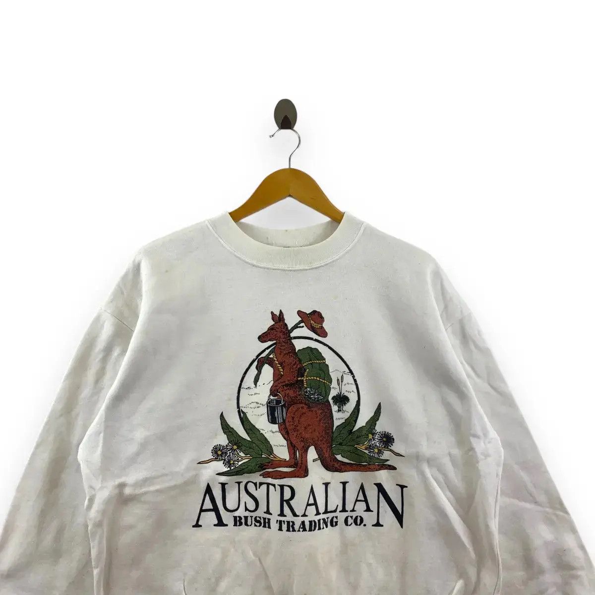 Vintage Vintage 90’ AUSTRALIAN BUSH TRADING Kangaroo Sweatshirt Size S / US 4 / IT 40 - 2 Thumbnail