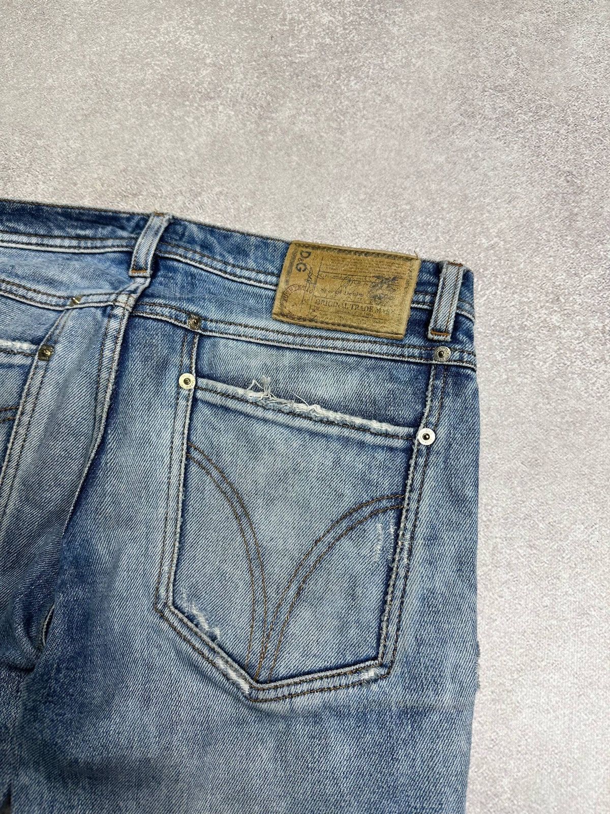 Dolce & Gabbana Vintage Dolce Gabbana Womans Flared Bleached Pants 26 Size 26" / US 2 / IT 38 - 7 Thumbnail