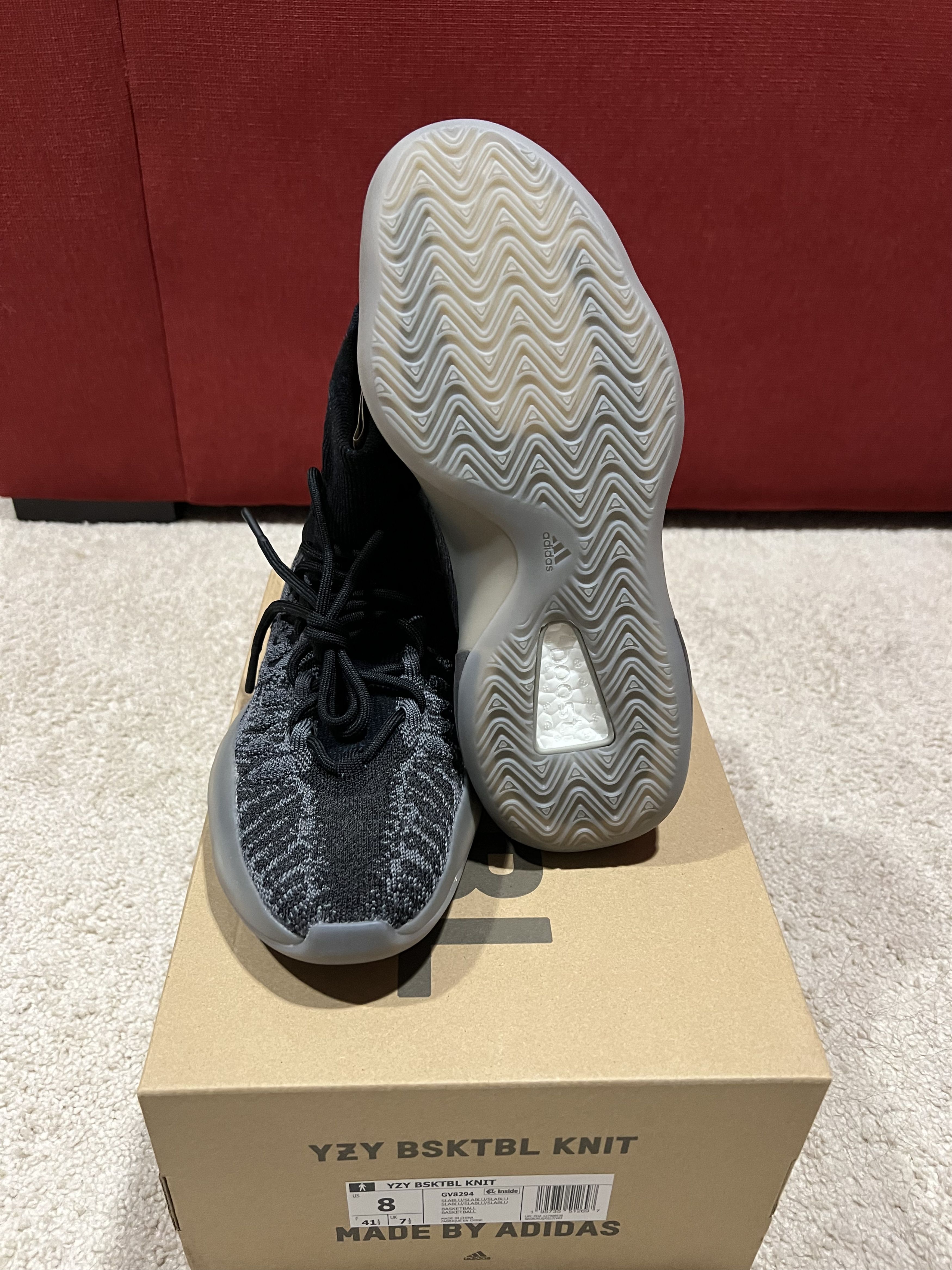 Adidas Adidas Yeezy BSKTBL KNIT Size US 8 / EU 41 - 5 Thumbnail