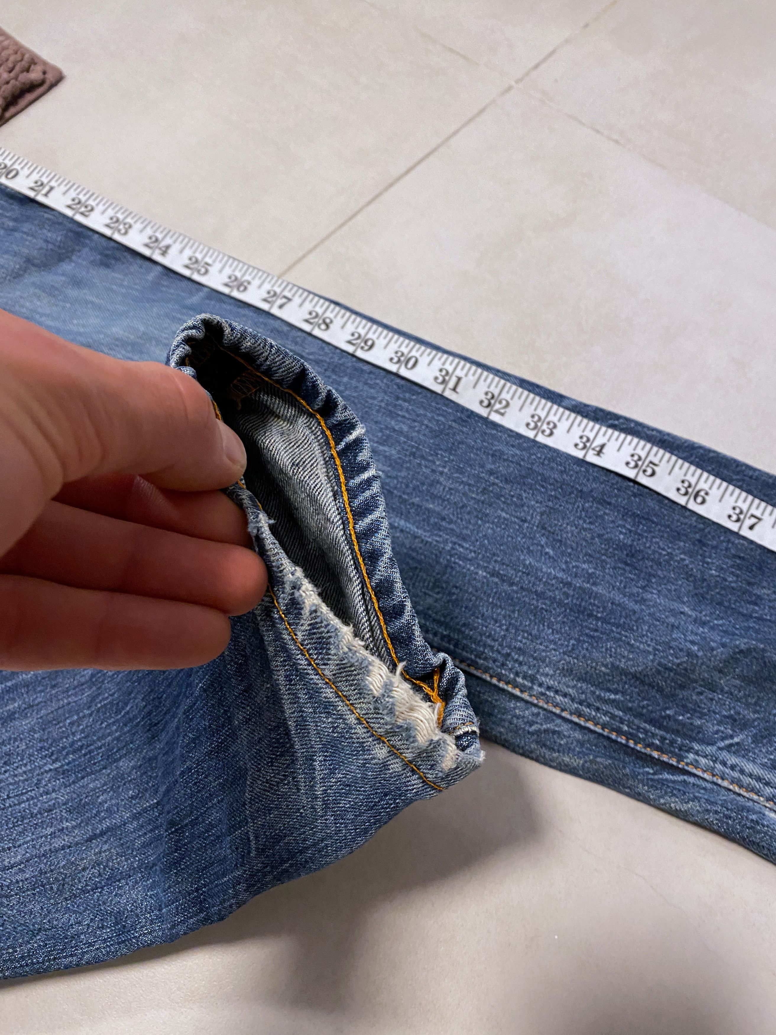 Denime Nudie Jeans Grim Tim Dry Dirt Organic size W 30 L 34 Size US 30 / EU 46 - 13 Thumbnail