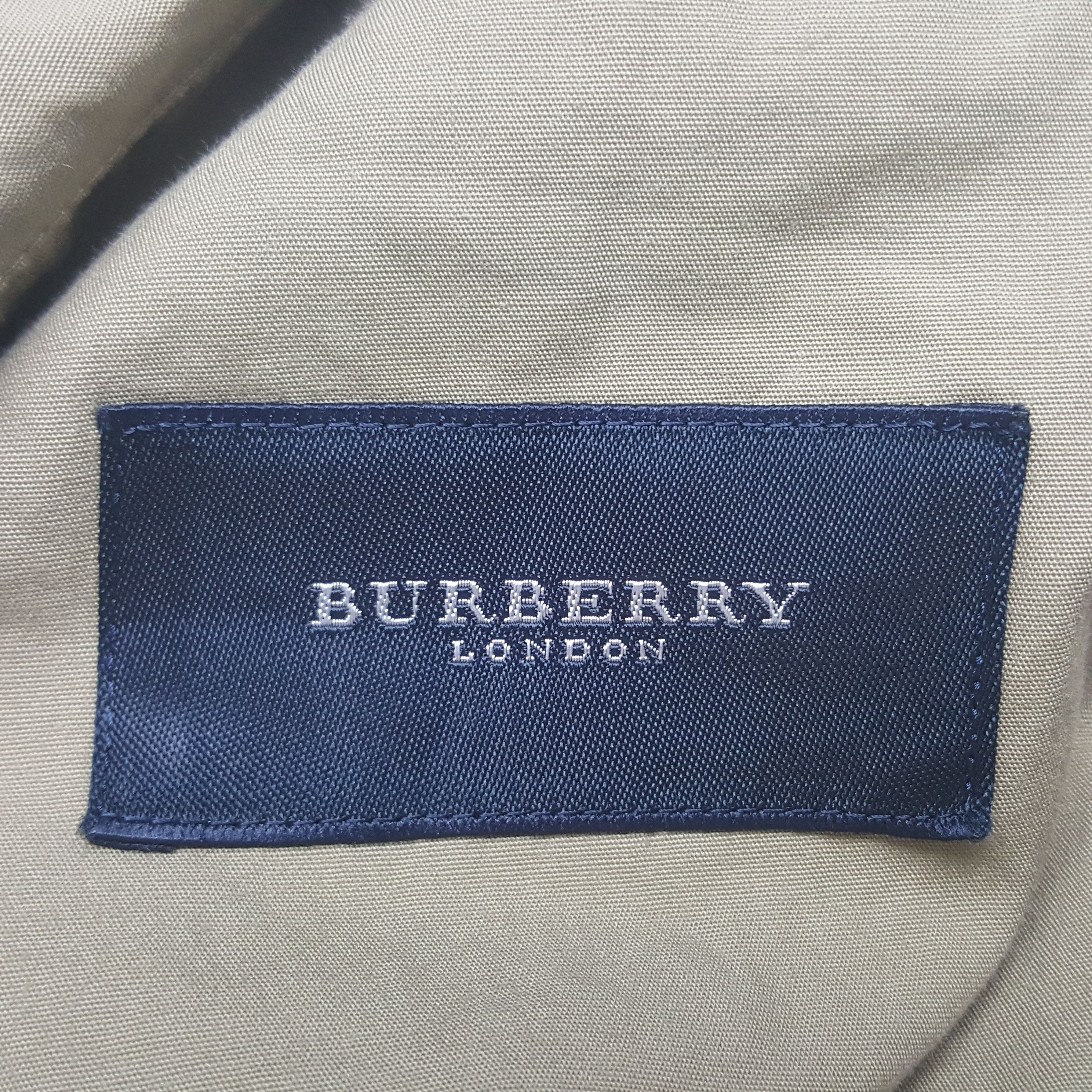 Burberry × Vintage Vintage Burberry London Custom Spell Out Blazer Jacket Size 38S - 5 Thumbnail