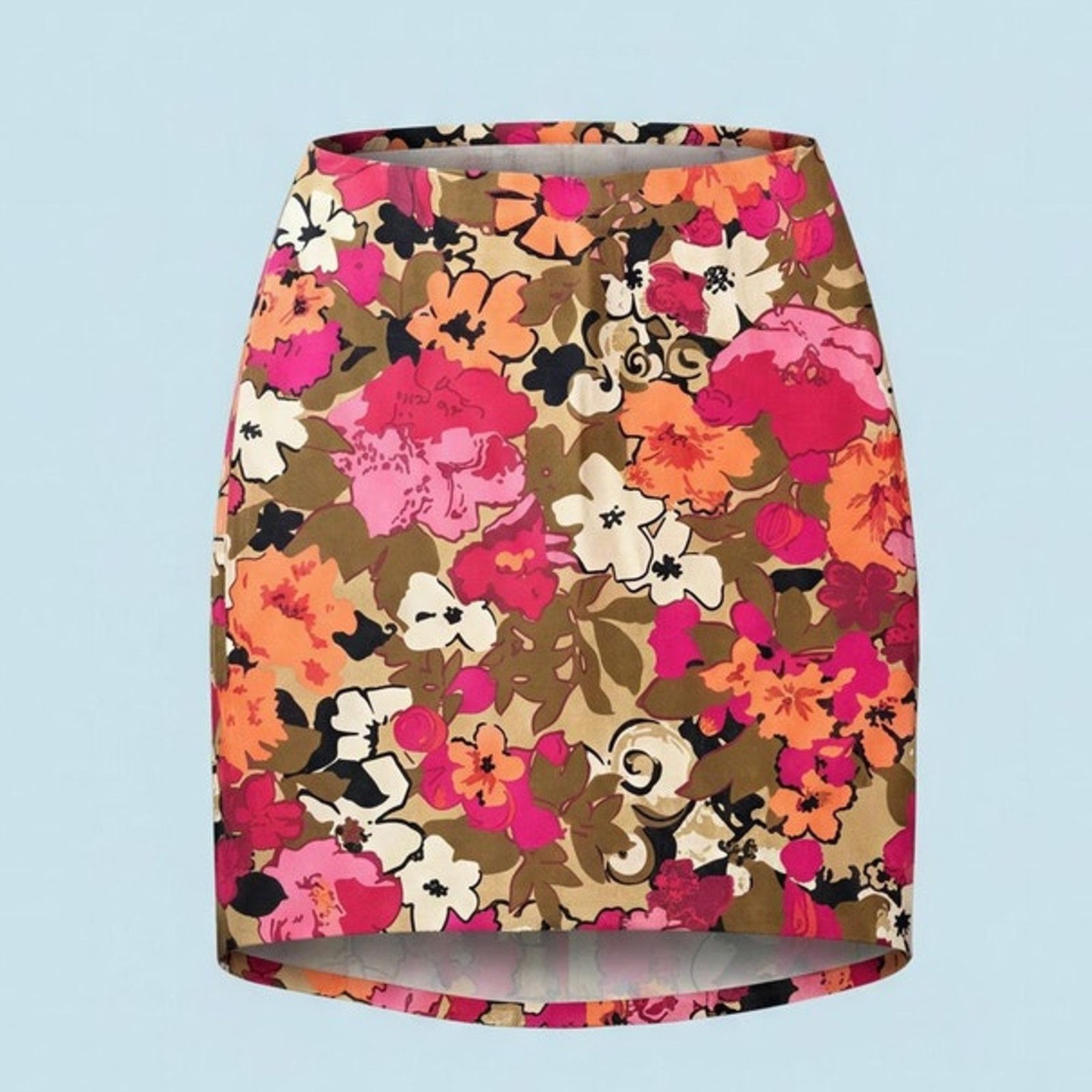 Talbots Talbots Skirt Womens Size 12 Floral Pencil Knee Length Lined Size 34" / US 12 / IT 48 - 1 Thumbnail
