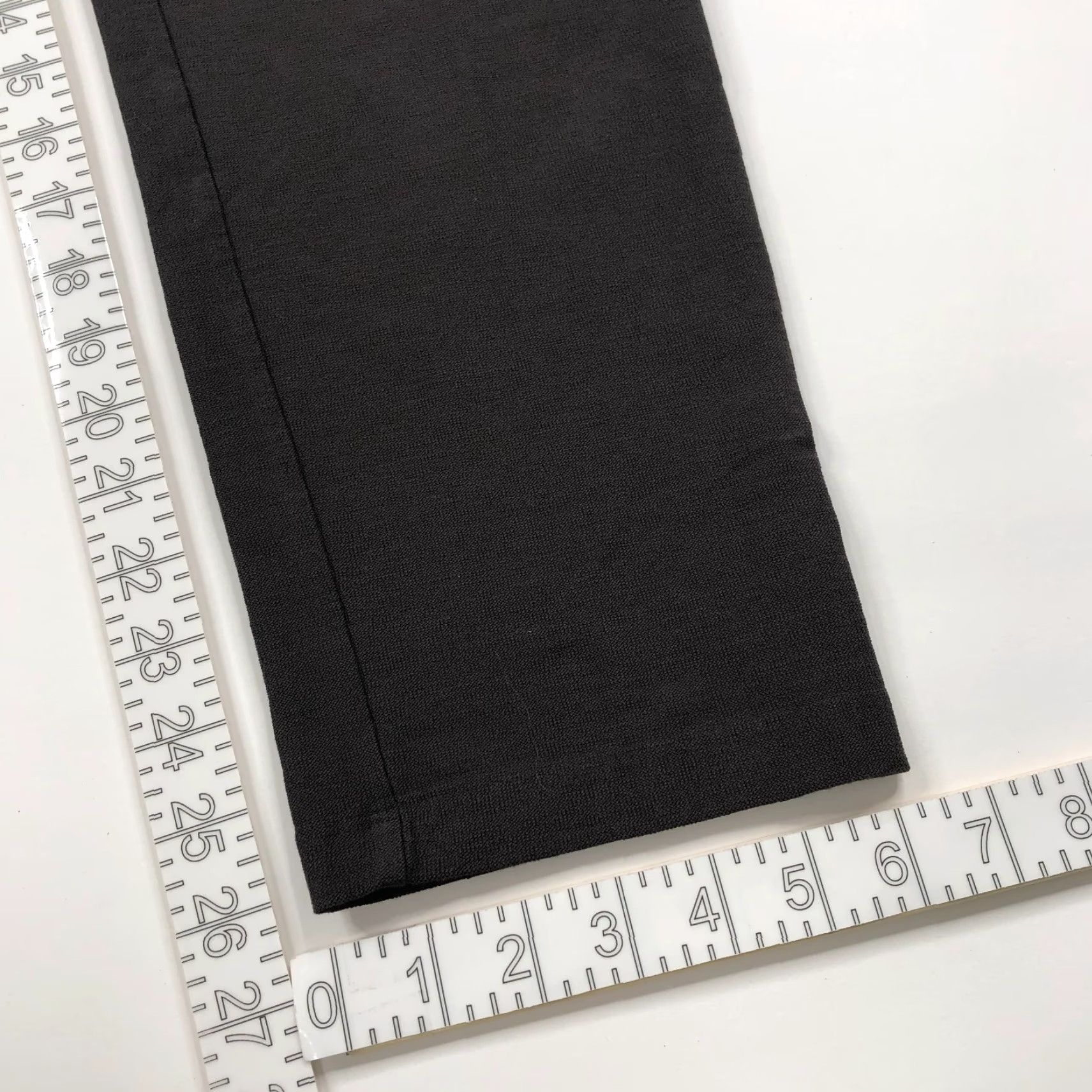 Eileen Fisher Eileen Fisher Crepe Pull On Medium Gray Pants Mid Rise Viscose Nylon Lycra 32W 26L 26 Inseam Regular Front Flat Pockets Women's Pants Shirt? Size 32" / US 10 / IT 46 - 5 Thumbnail