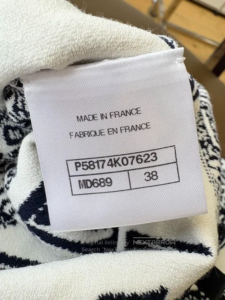 Chanel Chanel Greek series holiday style blue and white geometric Size XS / US 0-2 / IT 36-38 - 8 Thumbnail