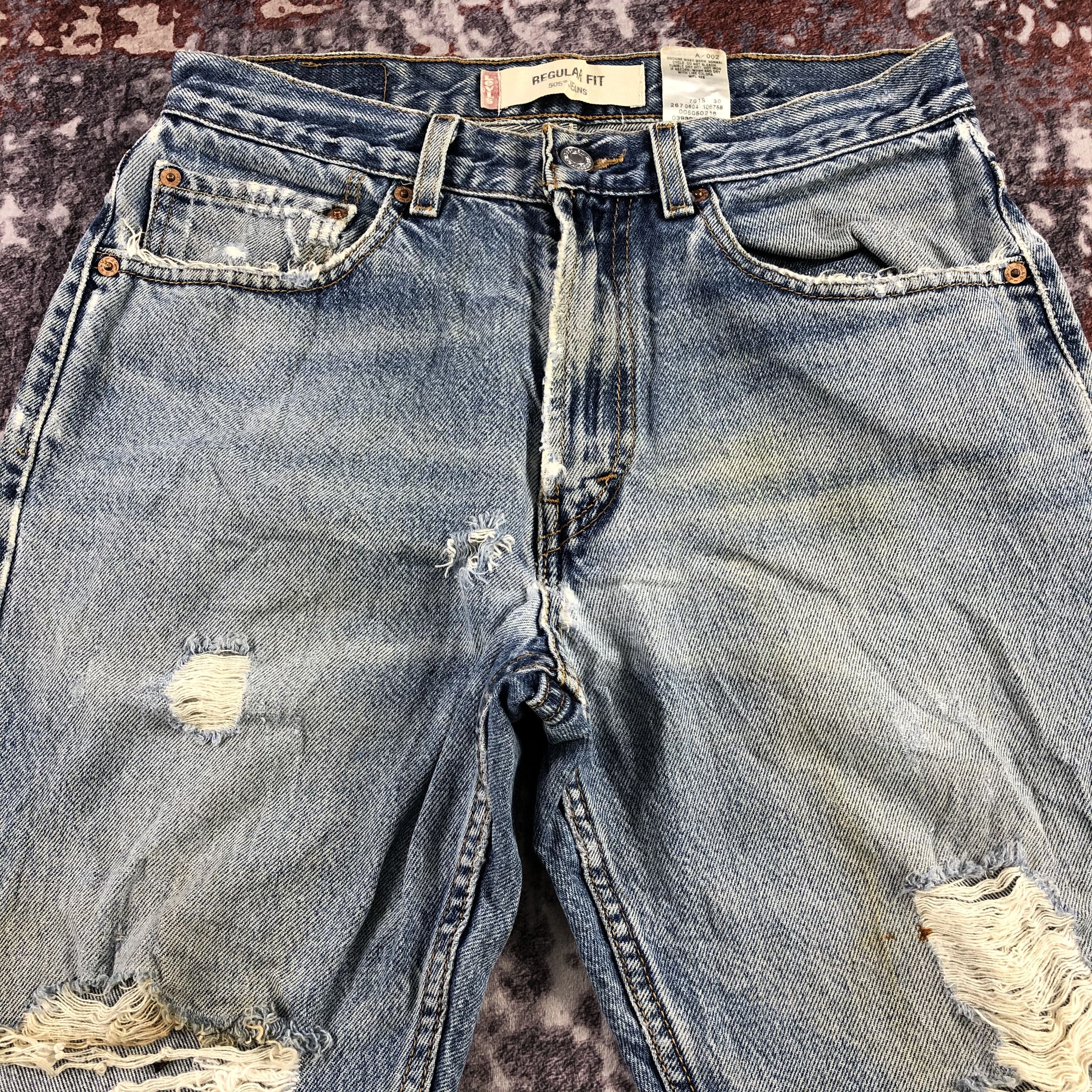 Levi's × Vintage Vintage Levis 505 Jeans-JM2902 Size US 30 / EU 46 - 3 Thumbnail