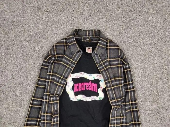 Flannel Vintage Flannel Shirt Checkered Travis Scott Style Hype Size US M / EU 48-50 / 2 - 6 Thumbnail