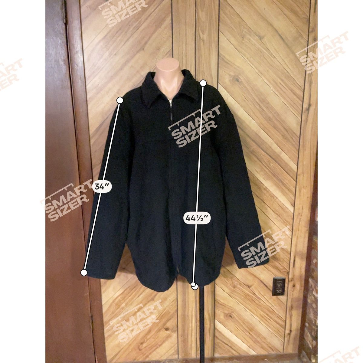 Old Navy Old Navy Black Wool Blend Double Breasted Classic Coat Size US XL / EU 56 / 4 - 7 Thumbnail