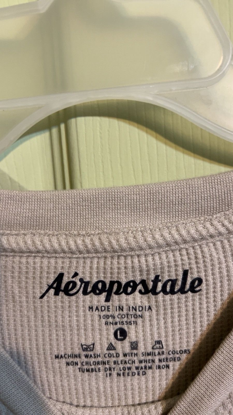 Aeropostale Aeropostale waffle knit Size US L / EU 52-54 / 3 - 2 Thumbnail