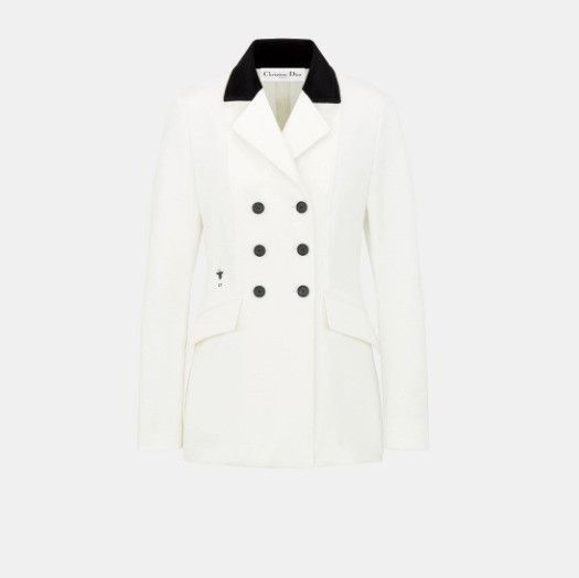 Dior o1w1db10225 417V43 Jacket in White Size S / US 4 / IT 40 - 1 Thumbnail