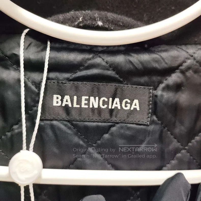 Balenciaga Balenciaga Black Wool Cotton Jacket Size US S / EU 44-46 / 1 - 3 Thumbnail