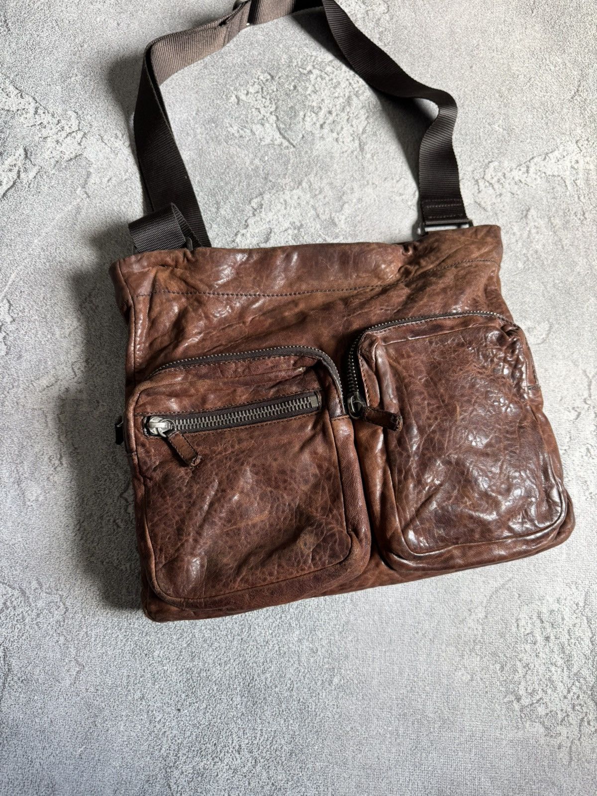 Miu Miu Vintage Miu Miu Leather Crossbody Messenger Shoulder Bag Size ONE SIZE - 4 Thumbnail