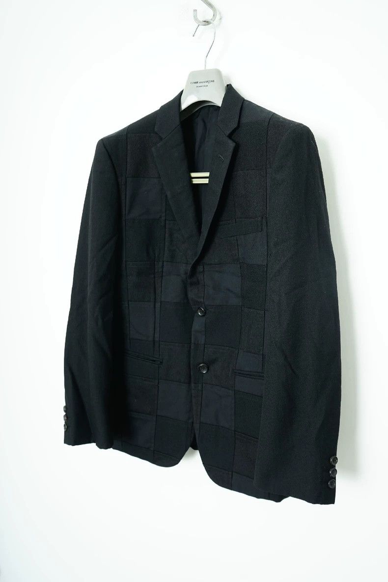 Comme des Garcons Comme Des Garcons SSplicing grid suit jacket 2502-Nextarro Size US S / EU 44-46 / 1 - 2 Thumbnail