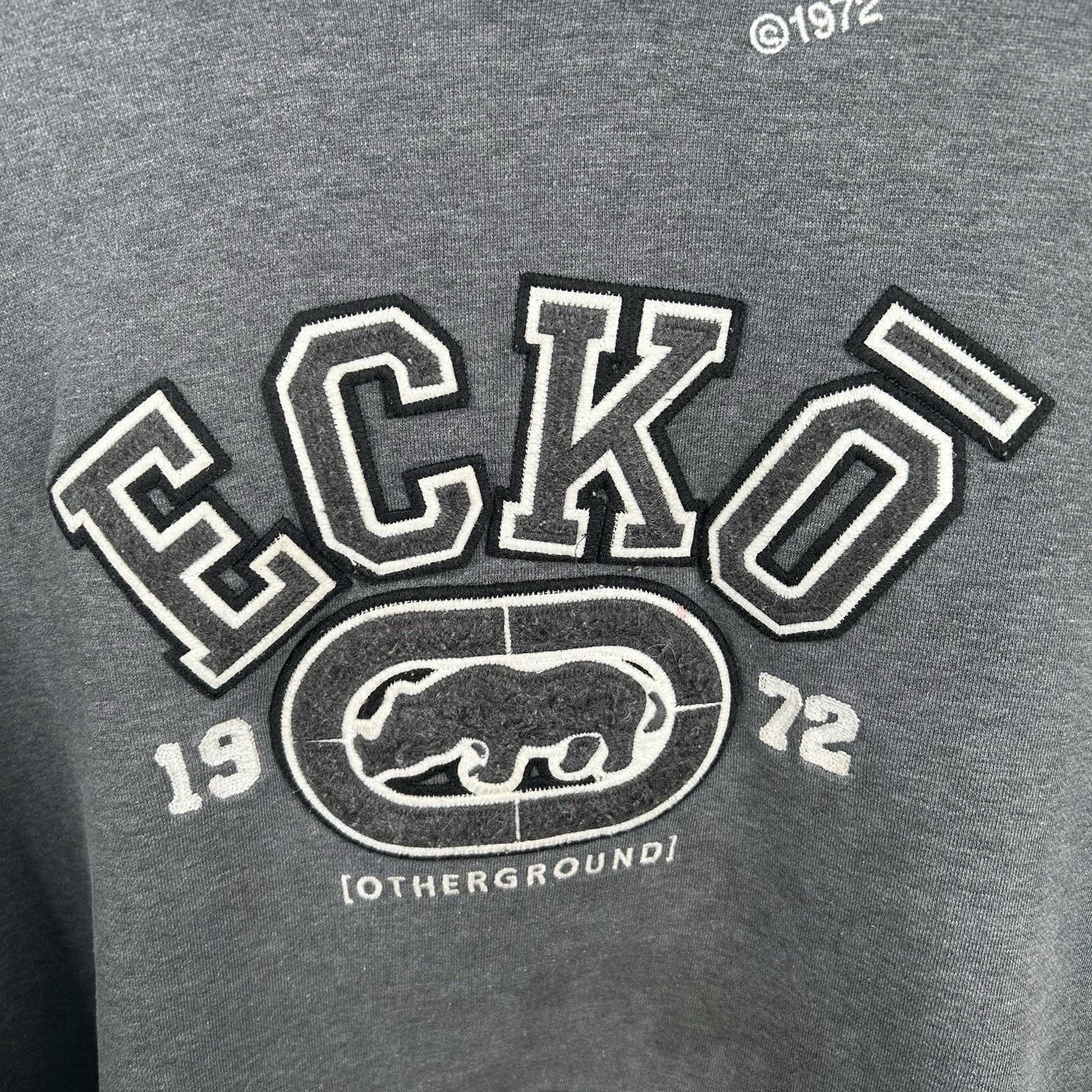 Ecko Unltd. Vintage Y2K Gray ECKO Unltd Oversized Hoodie Size X-Large Size US XL / EU 56 / 4 - 3 Thumbnail
