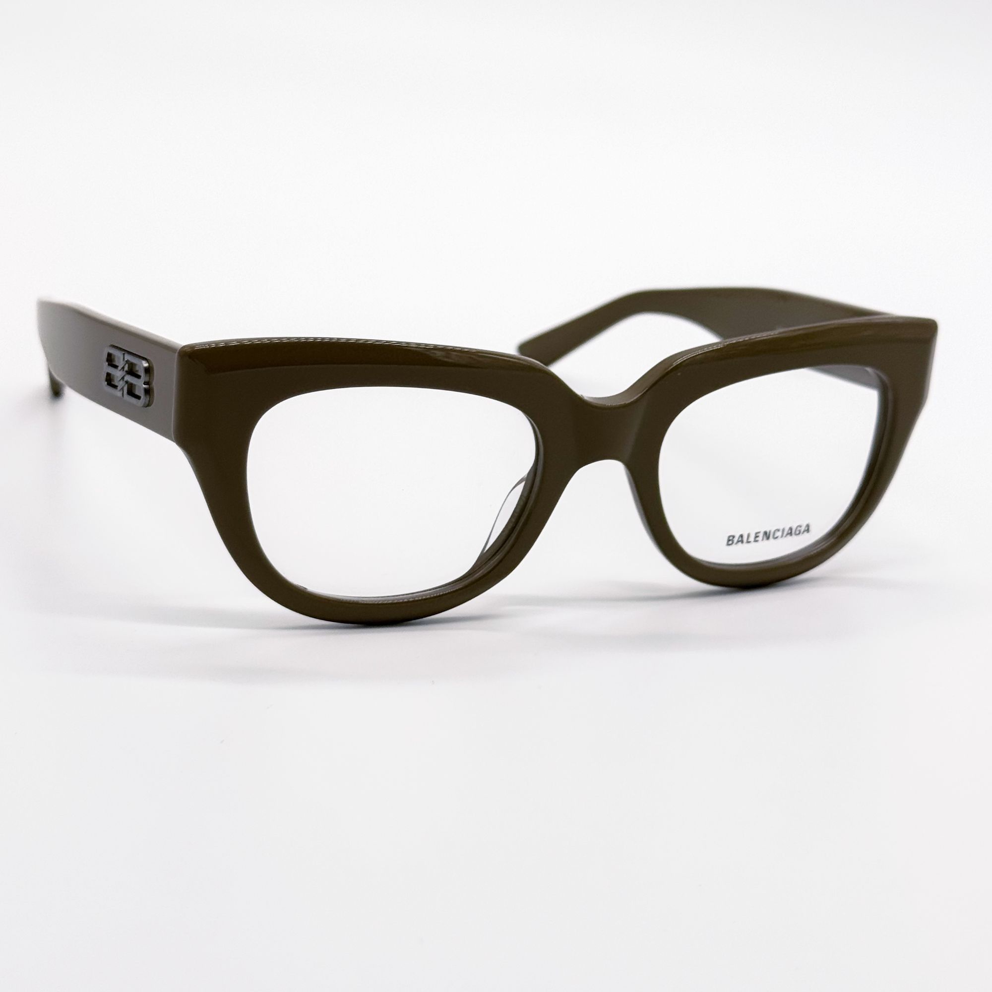 Balenciaga NEW BALENCIAGA BB0239O 004 BROWN CAT EYE WOMEN EYEGLASSES BA Size ONE SIZE - 4 Thumbnail