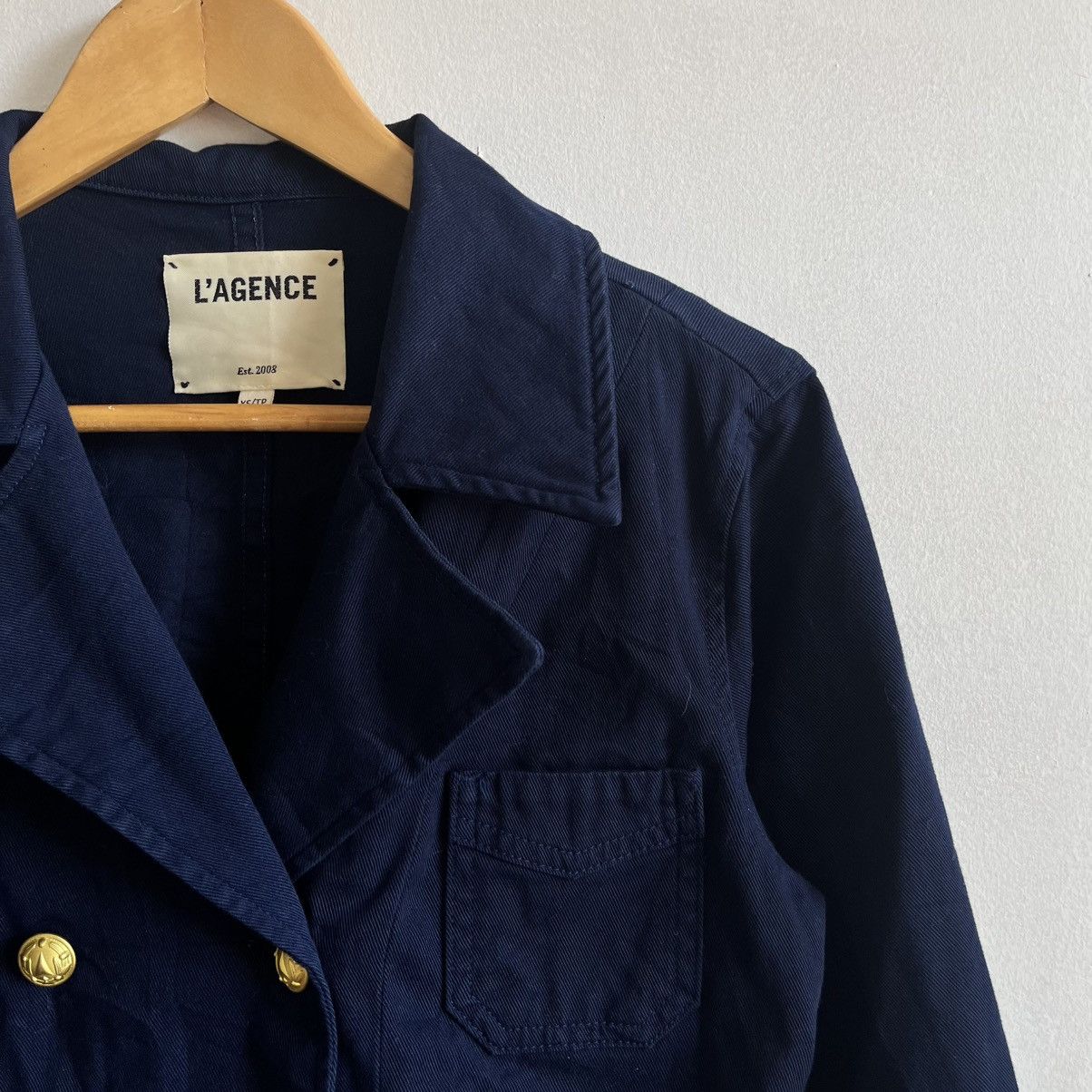 L'AGENCE L’AGENCE DOUBLE BREASTED JACKET Size XS / US 0-2 / IT 36-38 - 5 Thumbnail