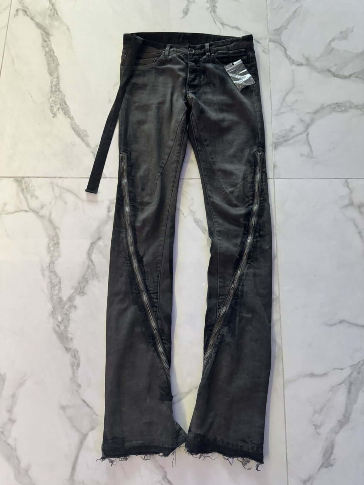Rick Owens SS09 Rick owens strutter hog wash denim Size 28" / US 6 / IT 42 - 4 Thumbnail