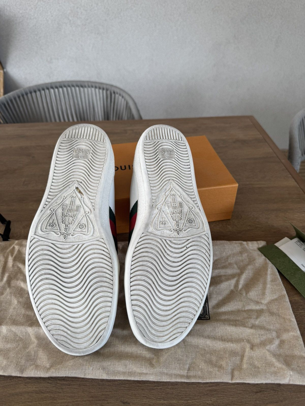 Gucci Mens Gucci shoes Ace GG Size US 10 / EU 43 - 7 Thumbnail