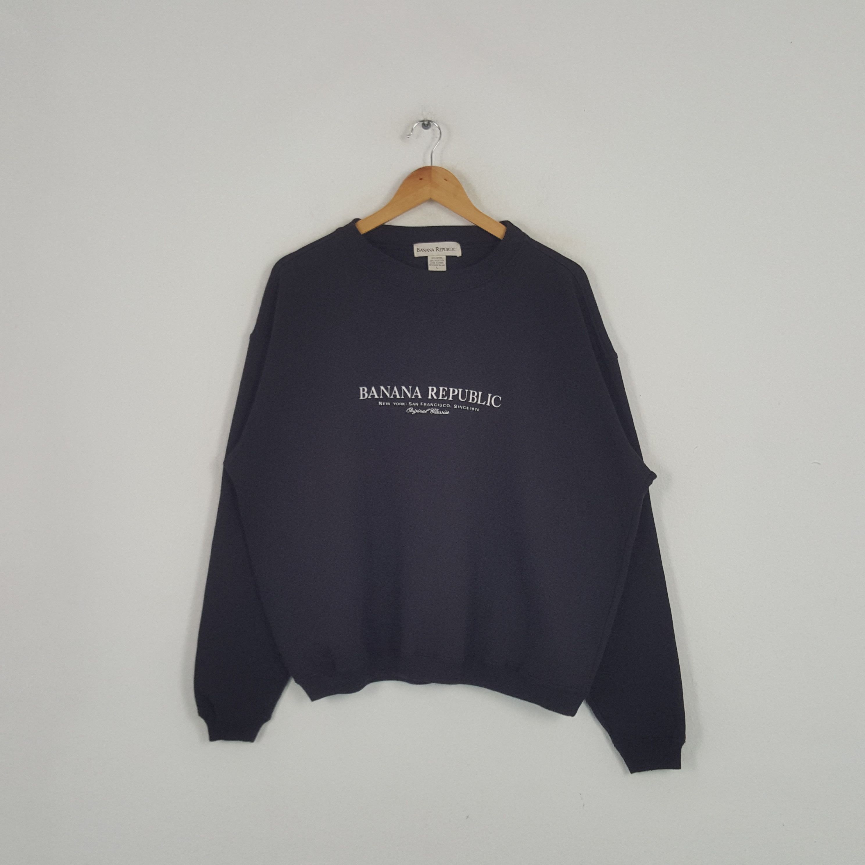 BVintage Banana Republic Italian Brand Spellout Sweatshirt