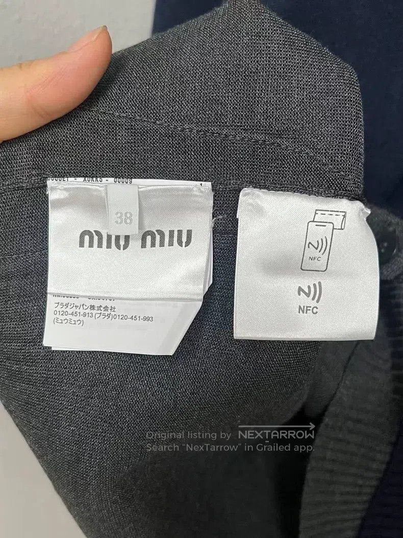 Miu Miu Miu Miu 38 Color matching cashmere cardigan Size S / US 4 / IT 40 - 3 Thumbnail