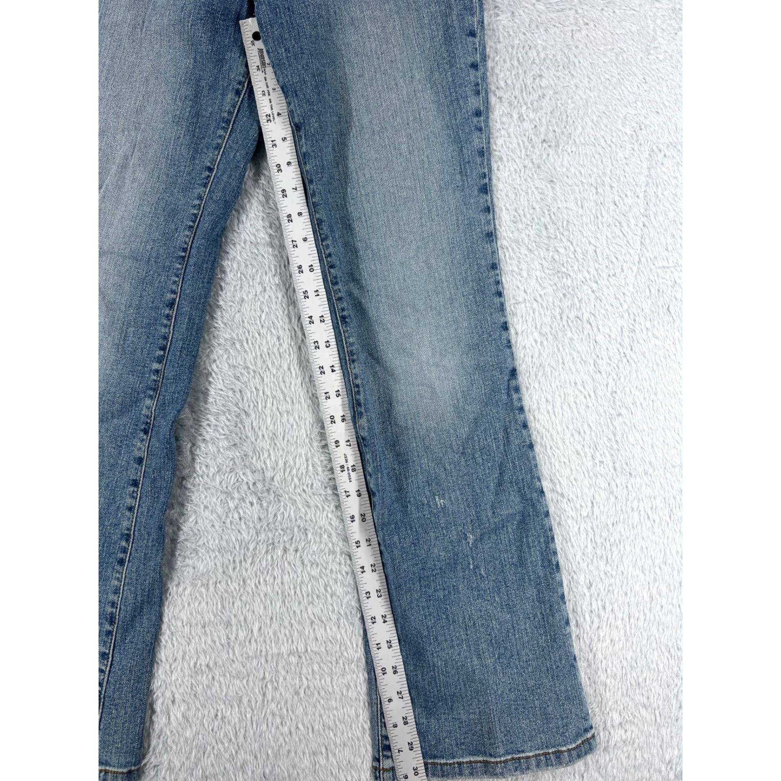 DKNY DKNY Jeans Women 4 Blue Denim Flared Soho Mid Rise 26x30 5-Pocket Design Regular Inseam 30 in Cotton Blend Womens Size 27" / US 4 / IT 40 - 7 Thumbnail
