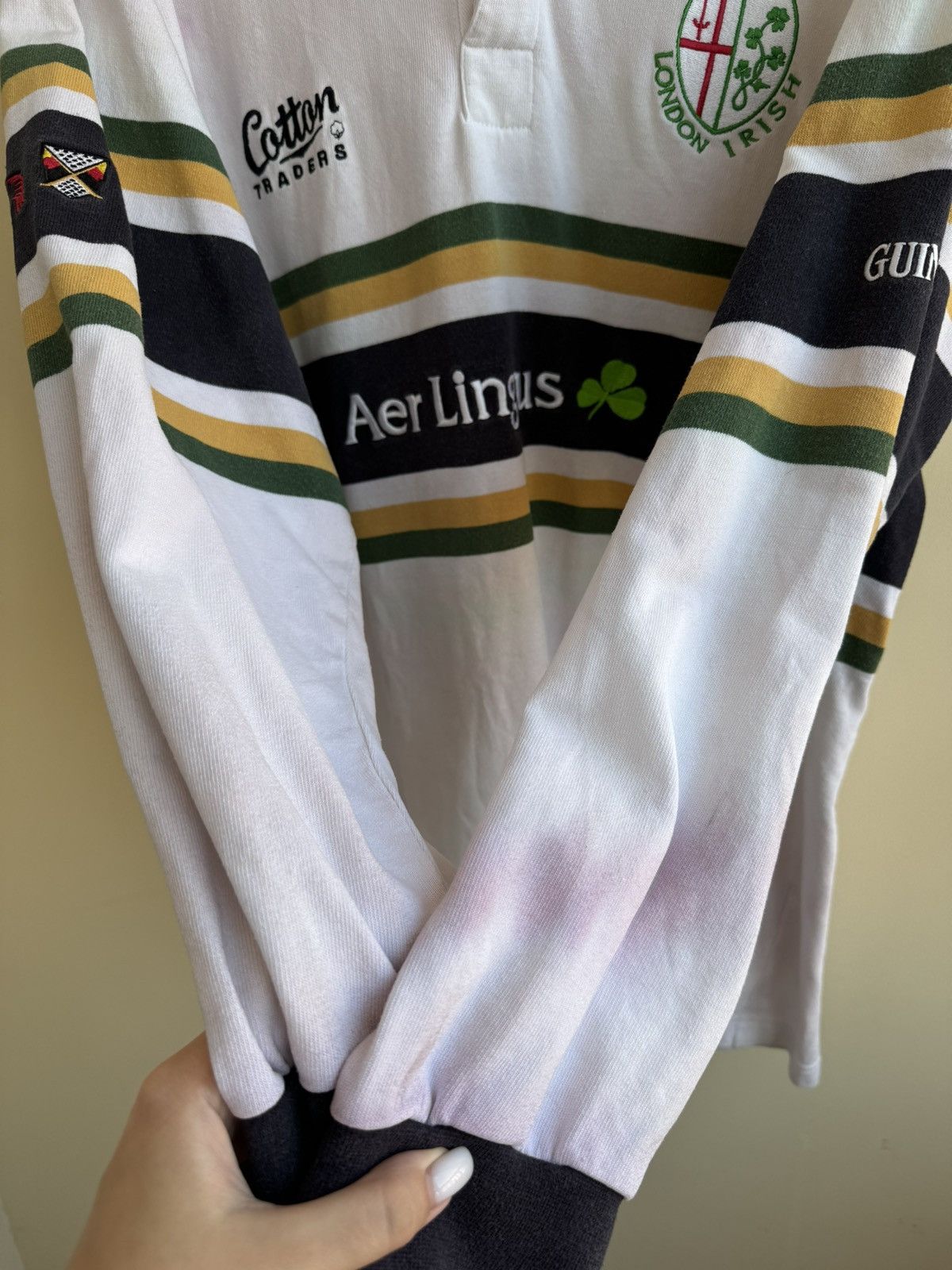 Vintage Vintage London Irish 1999 - 2000 Rugby Shirt Jersey Size L Size US L / EU 52-54 / 3 - 7 Thumbnail