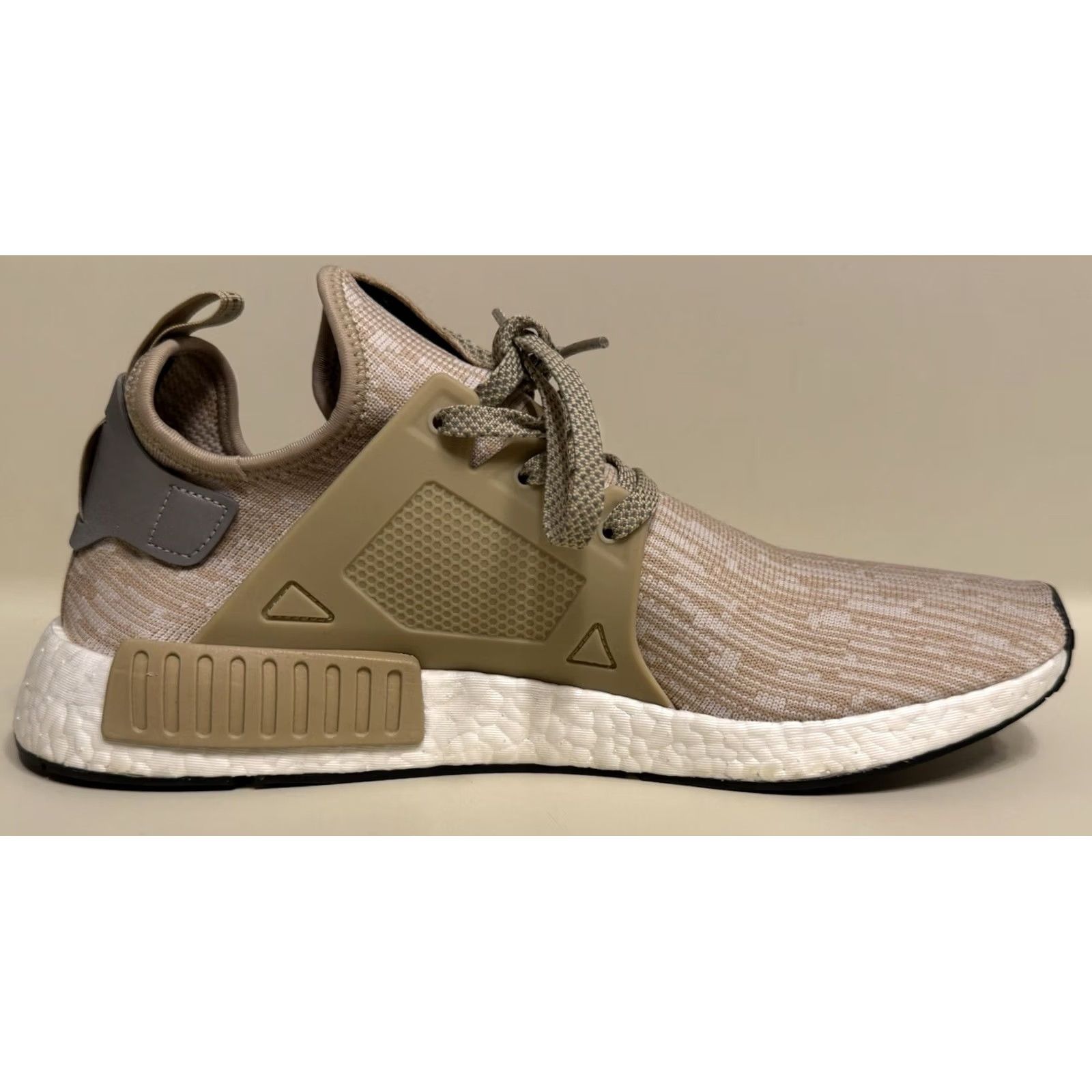 Adidas adidas NMD XR1 Boost Linen Primeknit Sneaker Mens 13 Linen/Metallic Silver/Core Black 2016 S77194 Vintage No Size US 13 / EU 46 - 6 Thumbnail