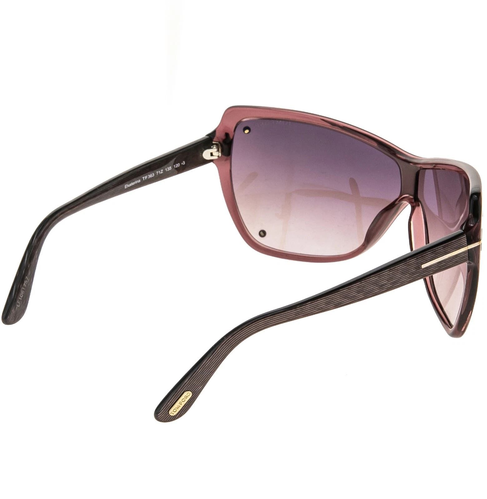 Tom Ford TOM FORD TF363 EKATERINA 71Z Red Wine Screw Visor Mask 363 Size ONE SIZE - 5 Thumbnail