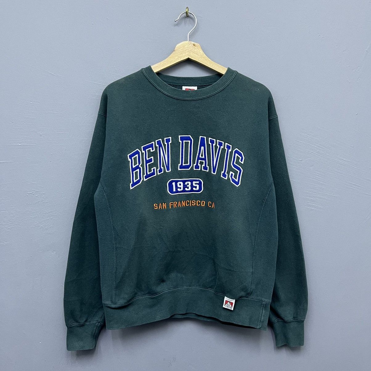 Ben Davis Vintage Ben Davis Crewneck Sweatshirt Emnroidery Size US M / EU 48-50 / 2 - 1 Thumbnail