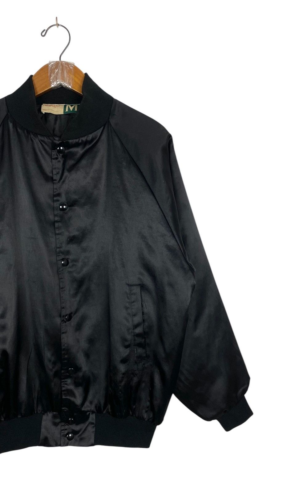 Vintage Vtg United Transport Carriers Satin Bomber Jacket Big Logo Size US M / EU 48-50 / 2 - 5 Thumbnail