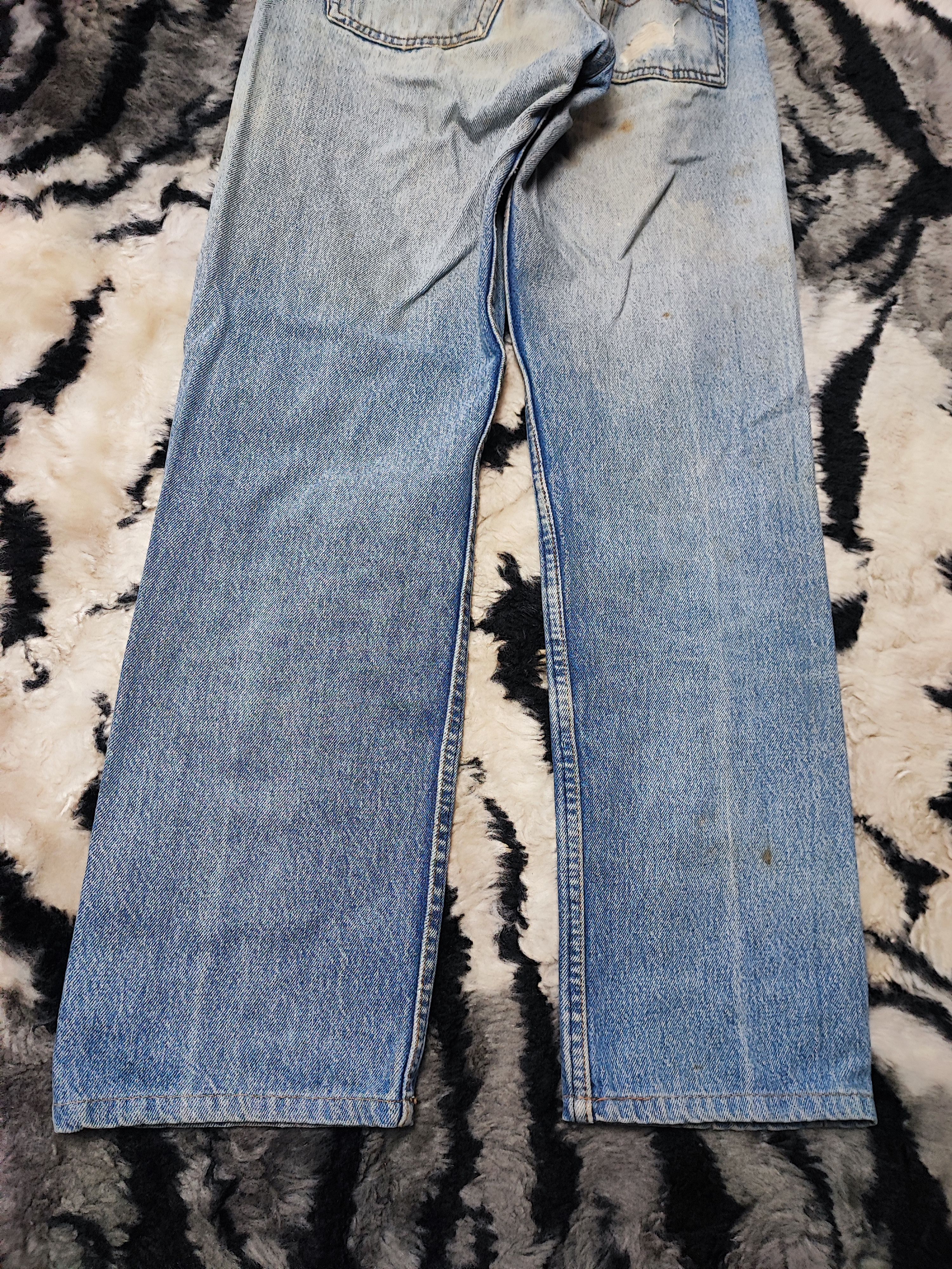 Levi's Vintage 80s Levis 501 0115 Sun Faded Jeans Size US 26 / EU 42 - 17 Thumbnail