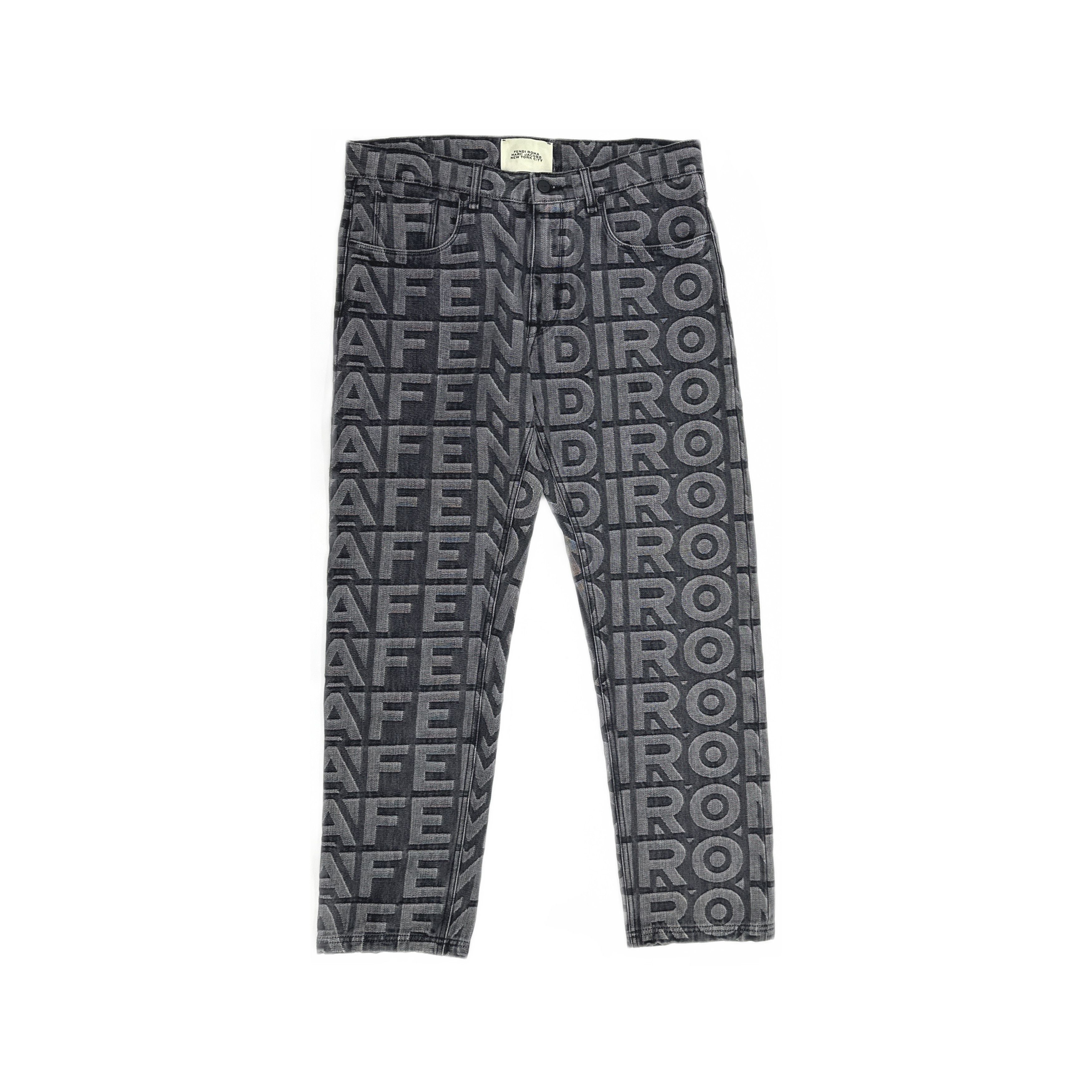 Fendi Fendi x Marc Jacobs Logo Print Jeans IT 36 Size 25" / US 0 / IT 36 - 1 Thumbnail