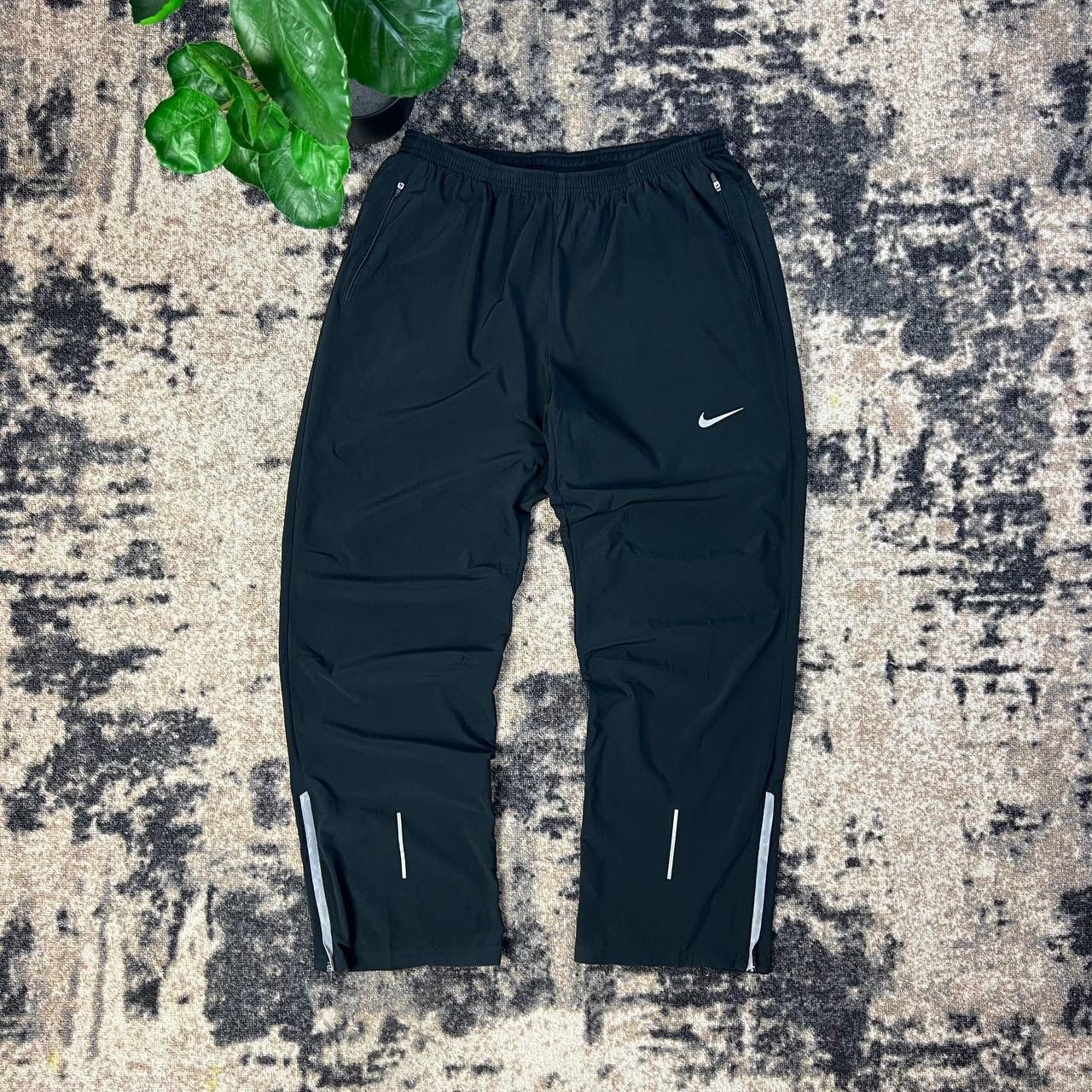 Nike Nike Reflective Swoosh Vintage Baggy Track Pants Size US 36 / EU 52 - 1 Thumbnail